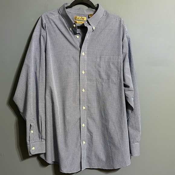 Roundtree & Yorke Button down dress shirt Gold Label Size 2XL - Picture 1 of 8